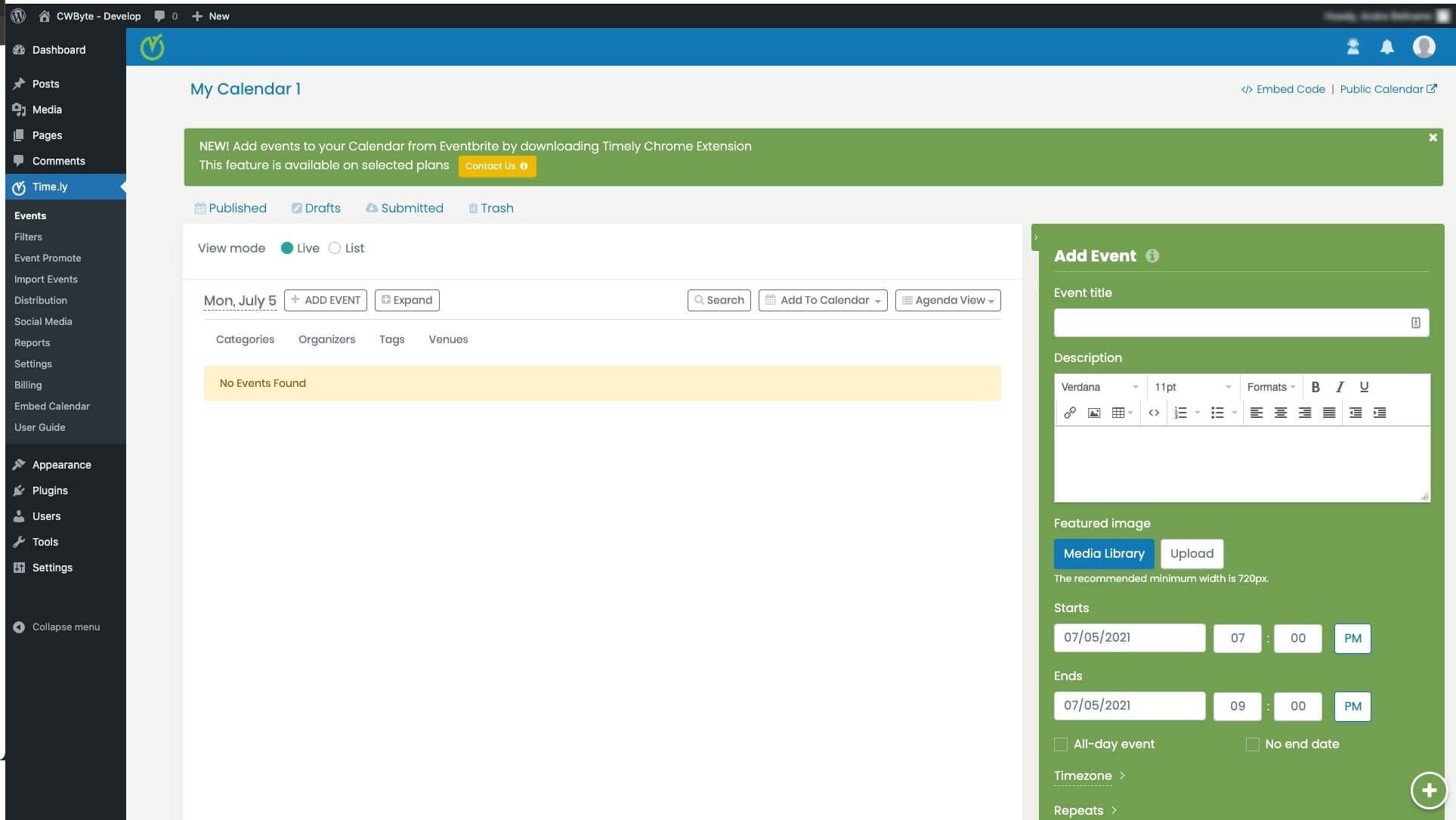 Free All-in-One Events Calendar Plugin for WordPress | Timely