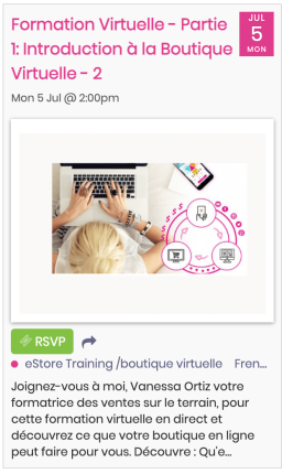 The Avon Company Canada Events Calendar Training 3