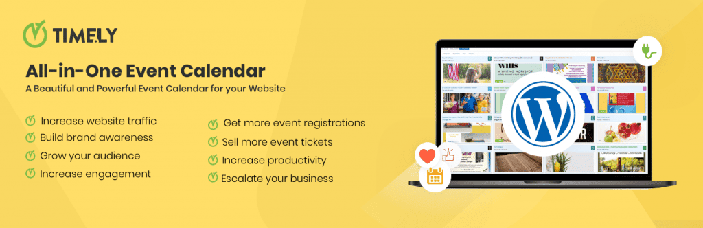 de voordelen van de gratis All-in-One Evenementenkalender van Timely