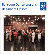 Ballroom Dance Lessons from Timely city calendar