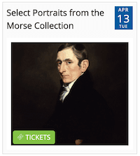 Select Portraits from the Morse Collection from Timely city calendar