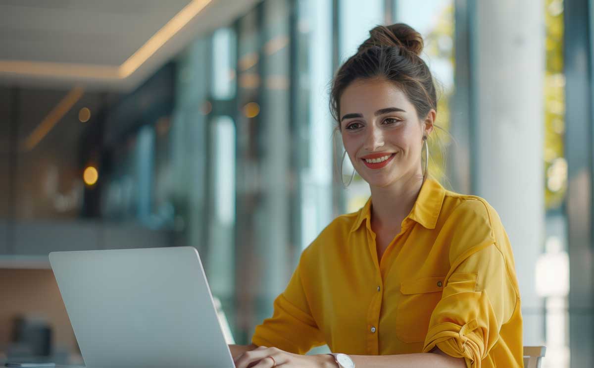 organisateur d'événements d'entreprise participant à un cours en ligne