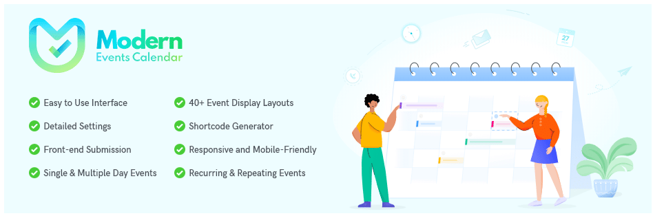 modern events calendar lite wp plugin banner