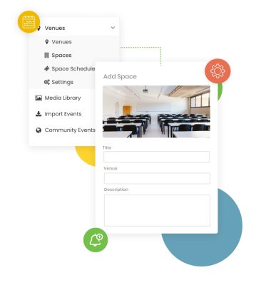 Espaço reservável organizado com filtros ativados Timely software de reserva de quartos