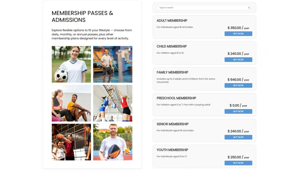 Membership: Display and Sell Plans on Your Website