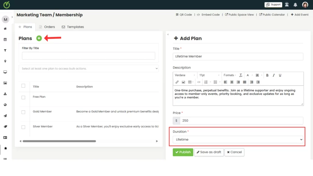 Timely Product Update October 2025 release of new membership plan duration.