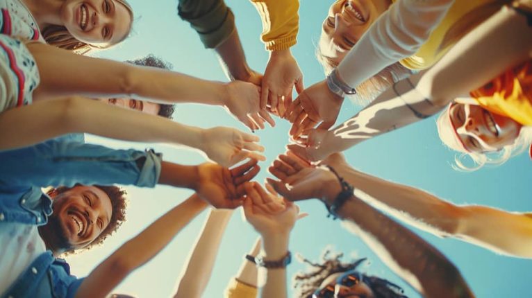 A happy community created through the experience economy.