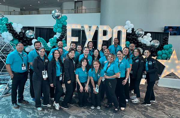 City of El Paso Expo team at the onsite registration desk