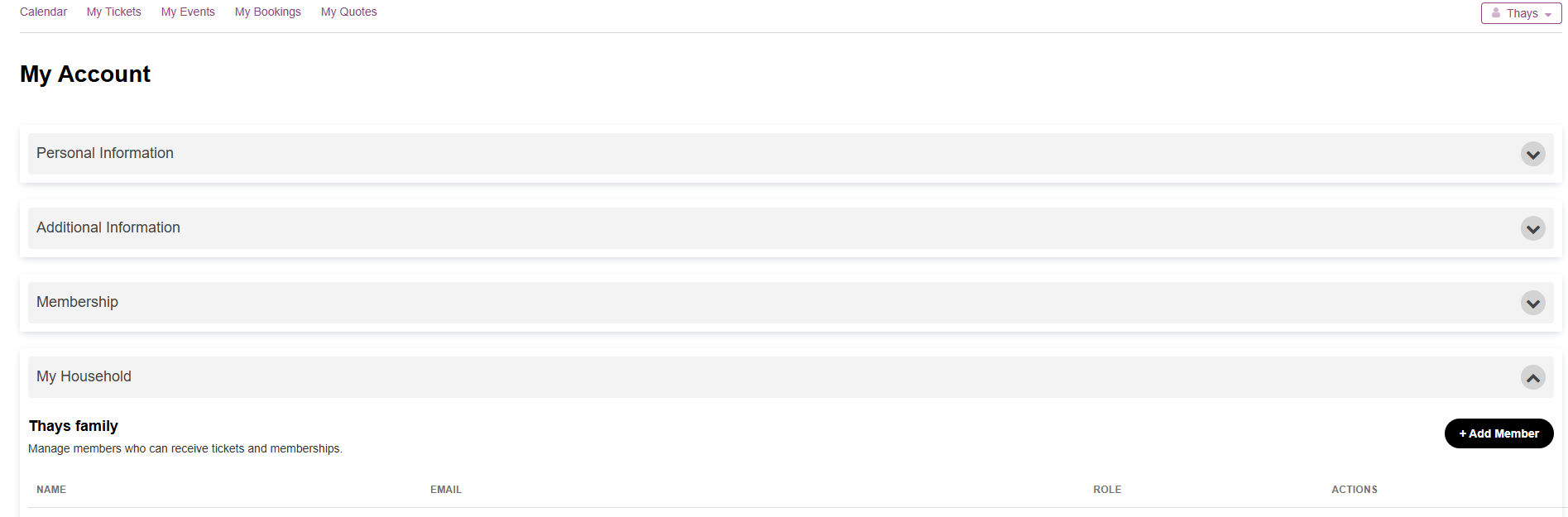 Du, eller kundene dine, kan opprette og administrere husholdninger fra dashbordet eller den offentlige registreringssiden, og legge til, redigere eller fjerne medlemmer når som helst.